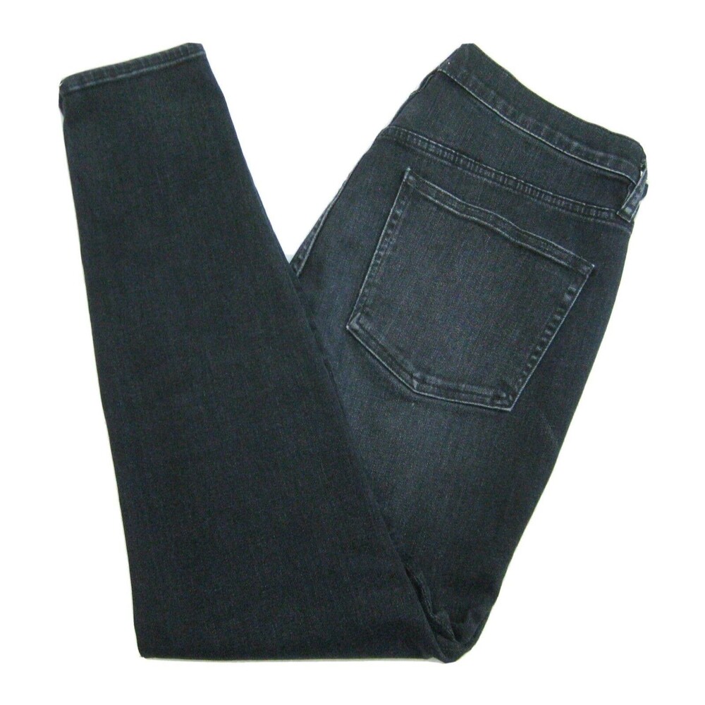 J. CREW Men's (Size 31x29) Black Jeans Denim Pants 5 Pockets Zipper Fly Skinny